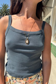 Gold Portrait Necklace