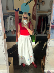 Garden Embroidery Skirt