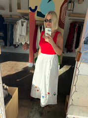 Garden Embroidery Skirt