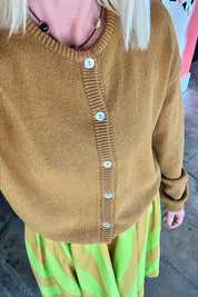 Dijon Leila Cotton Cardigan