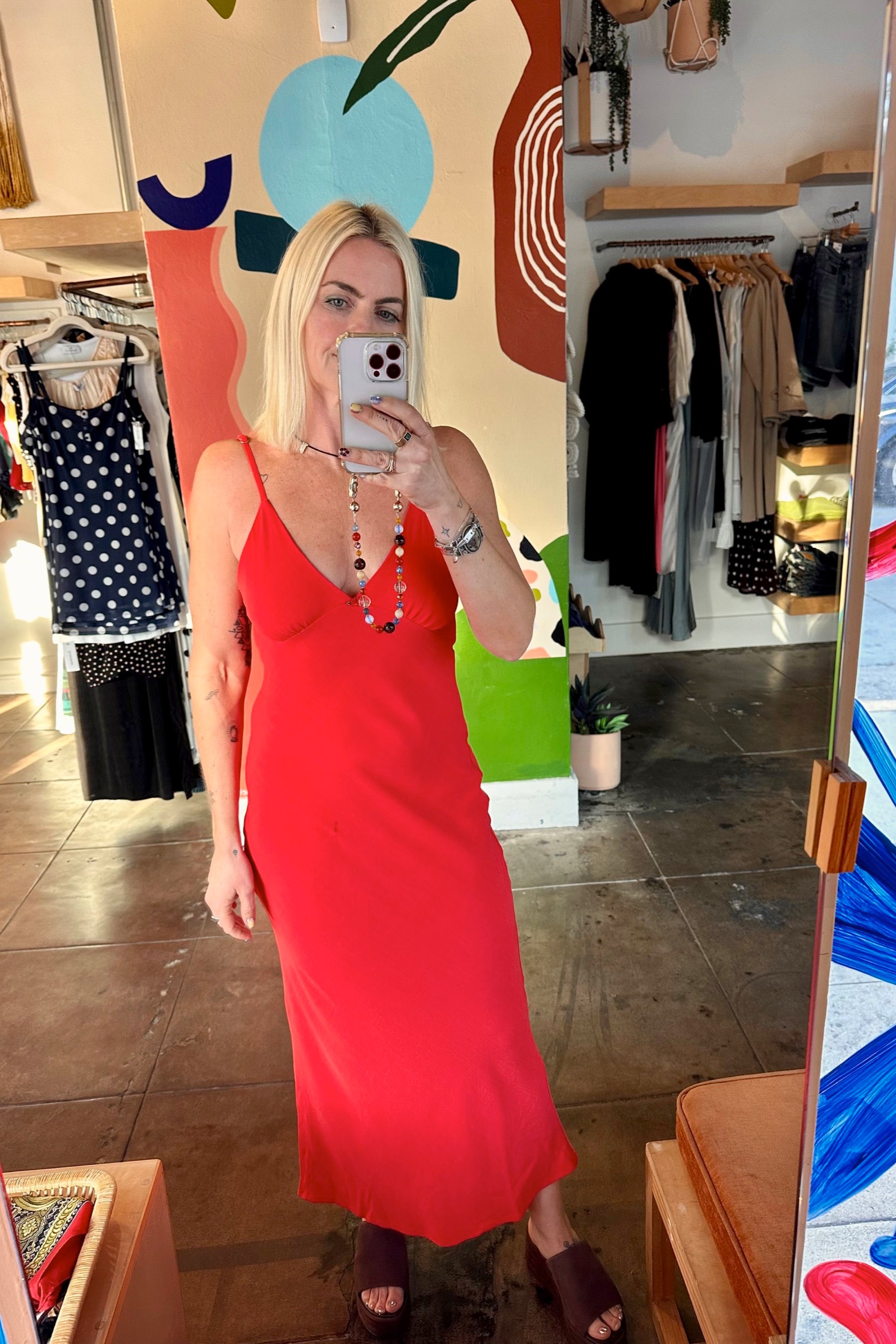 Cherry Sunny Days Bias Dress