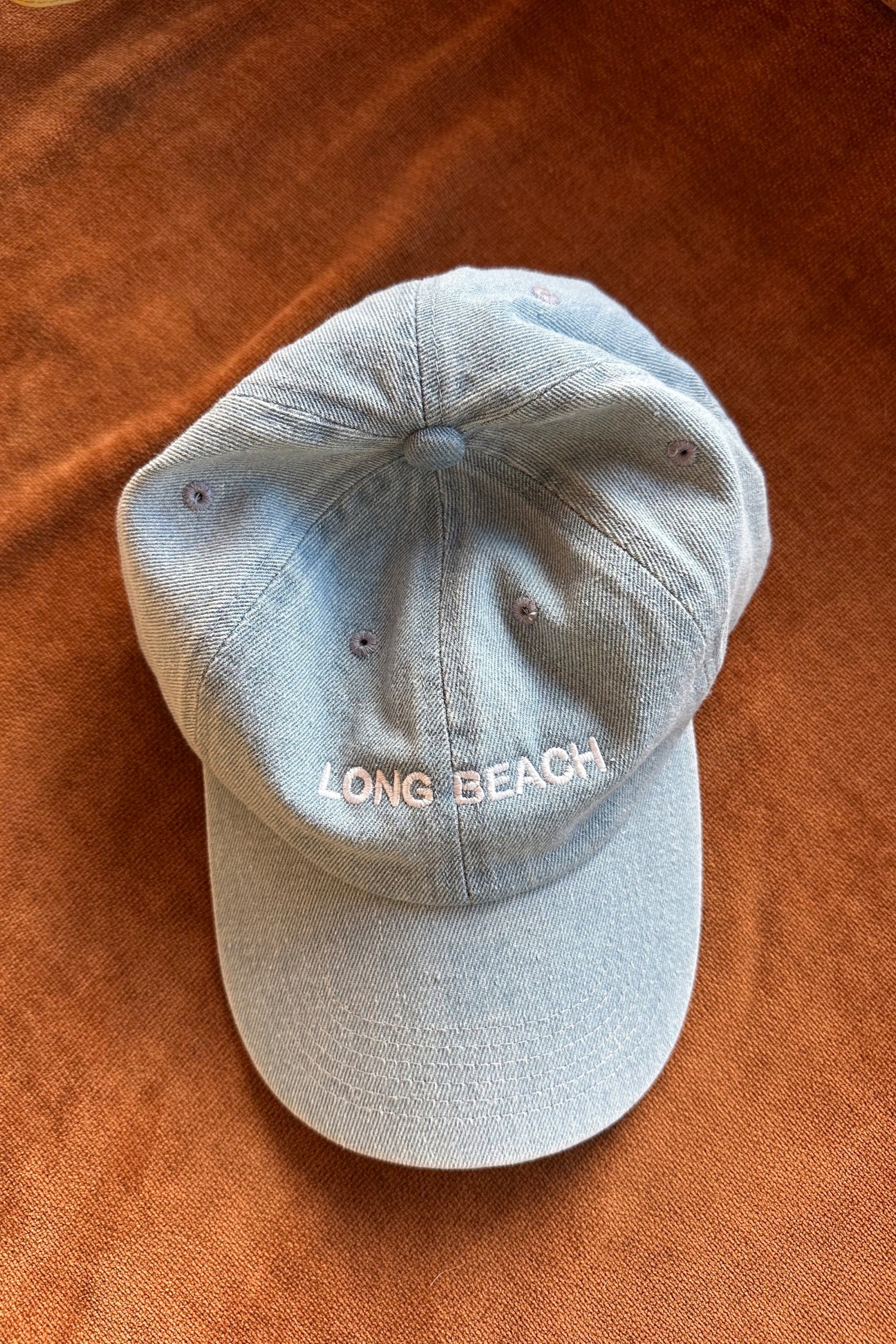 X Prism Light Denim Long Beach Hat