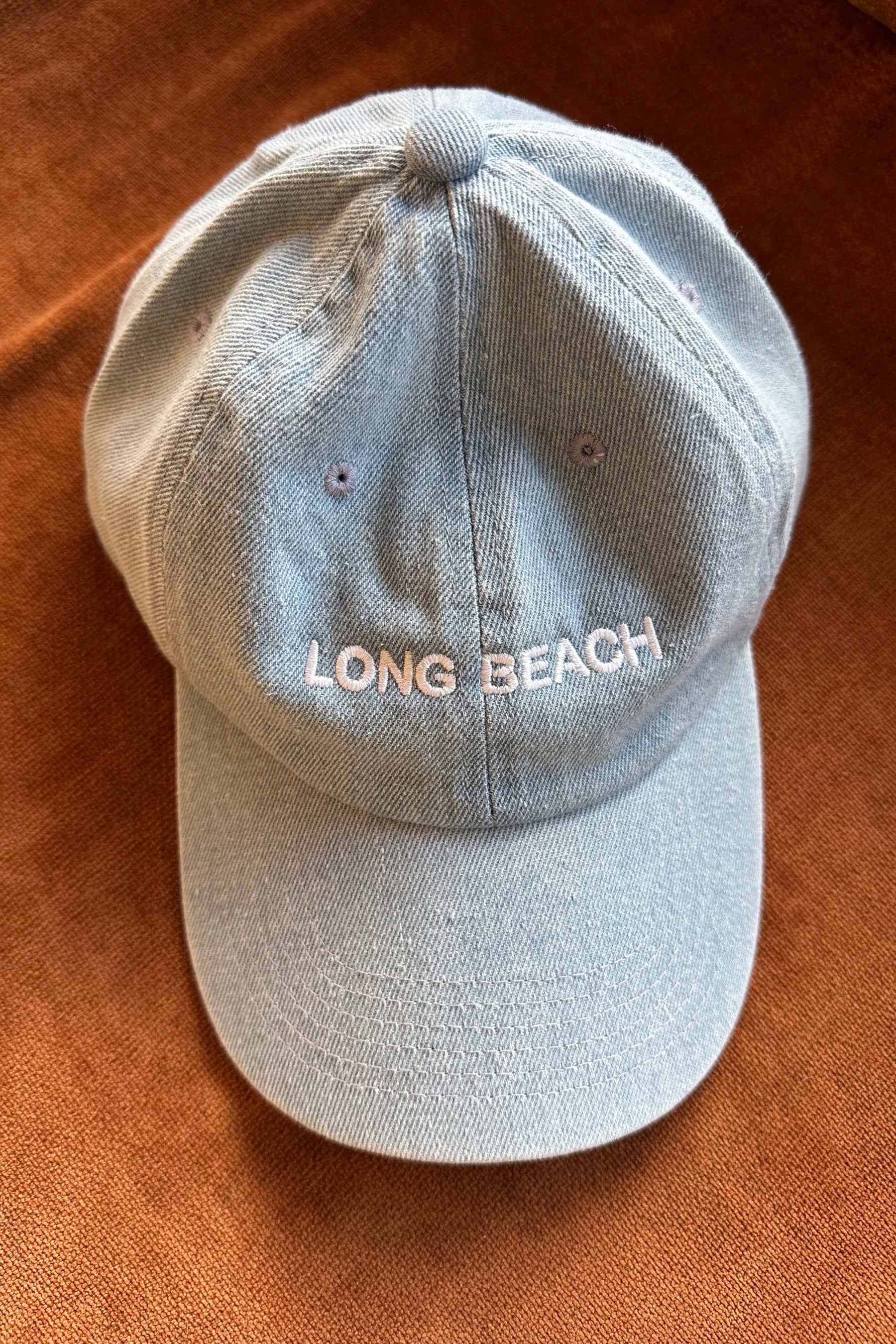 X Prism Light Denim Long Beach Hat