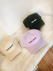 X Prism Lilac + Red Long Beach Hat