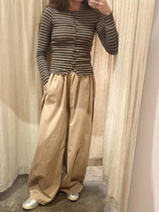 Khaki Parachute Pant