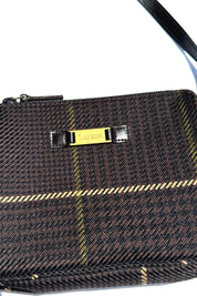 Brown Houndstooth RL Crossbody