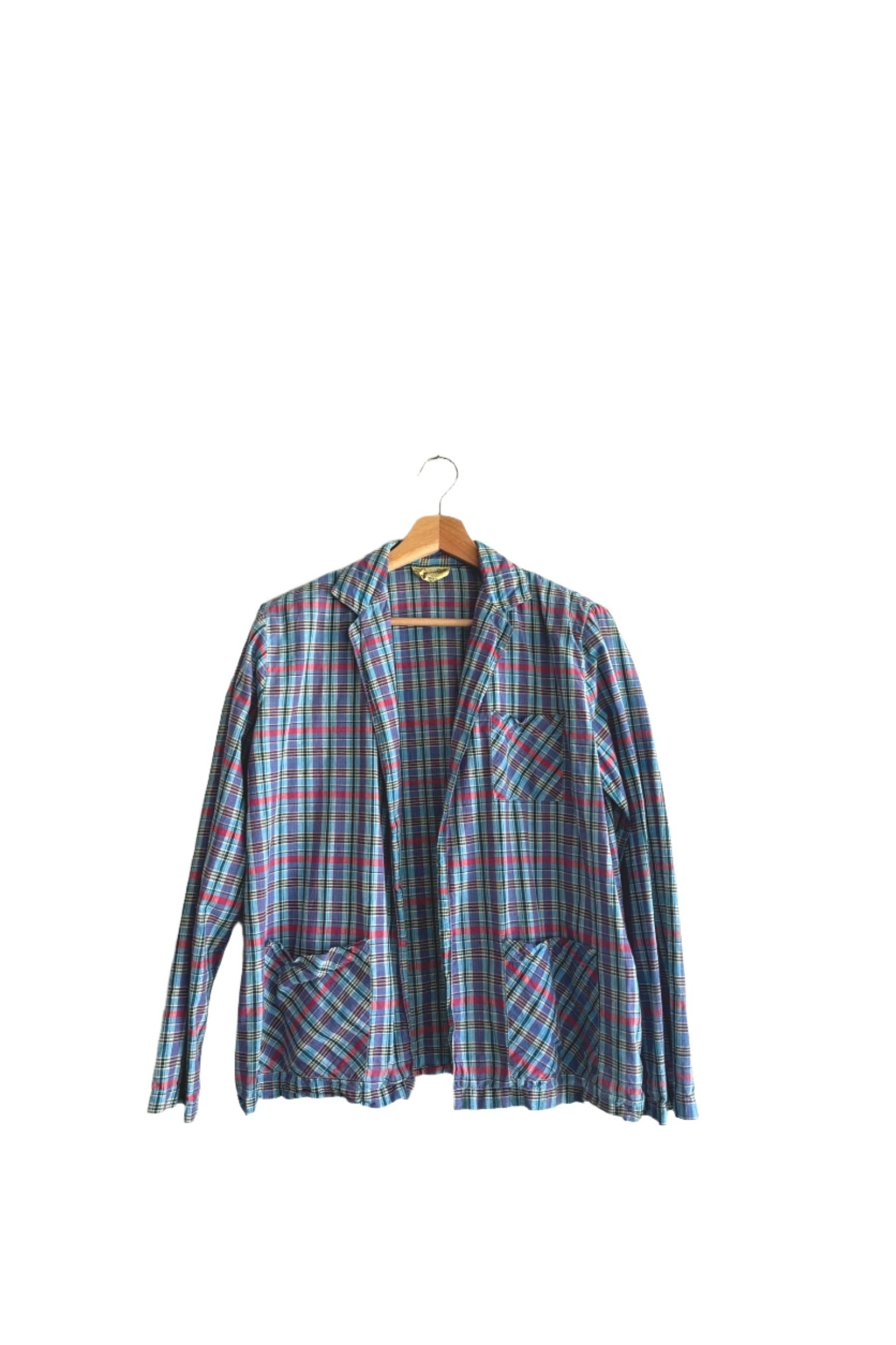 Pinot Noir Plaid Button Up