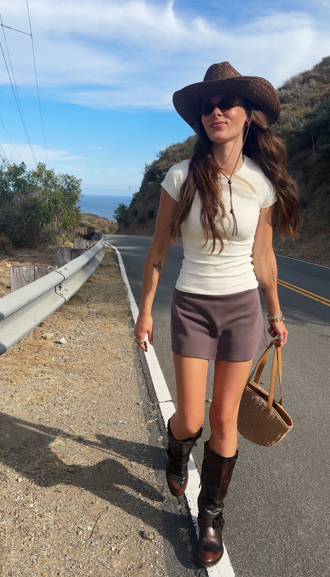 Brown Aria Skirt