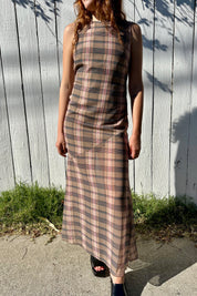 Blurry Check Elska Dress