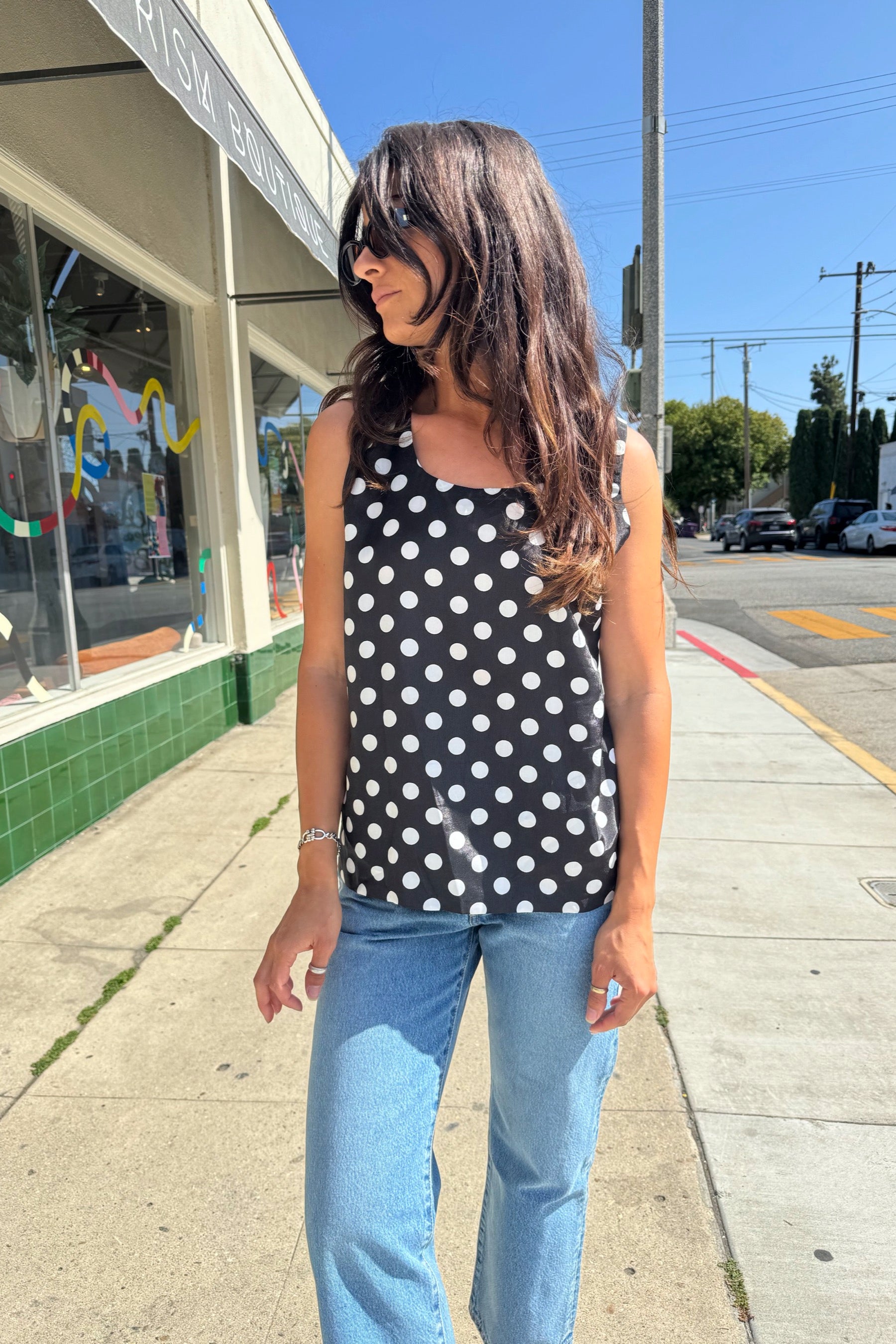 Handmade Polka Dot Tank