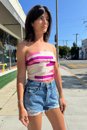 Pink + Purple Mod Long Scarf