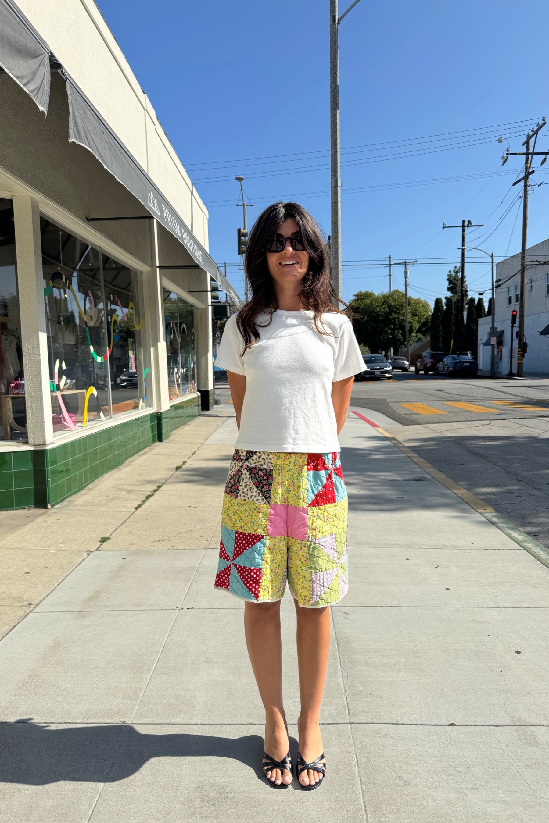 Vintage Quilt Short
