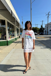 Ivory Lace Slip Skirt