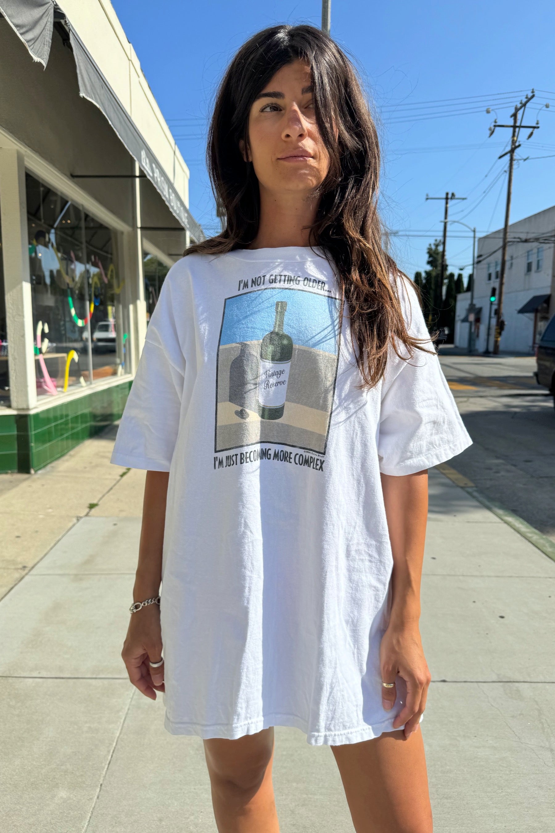 Not Getting Older Wine Tee