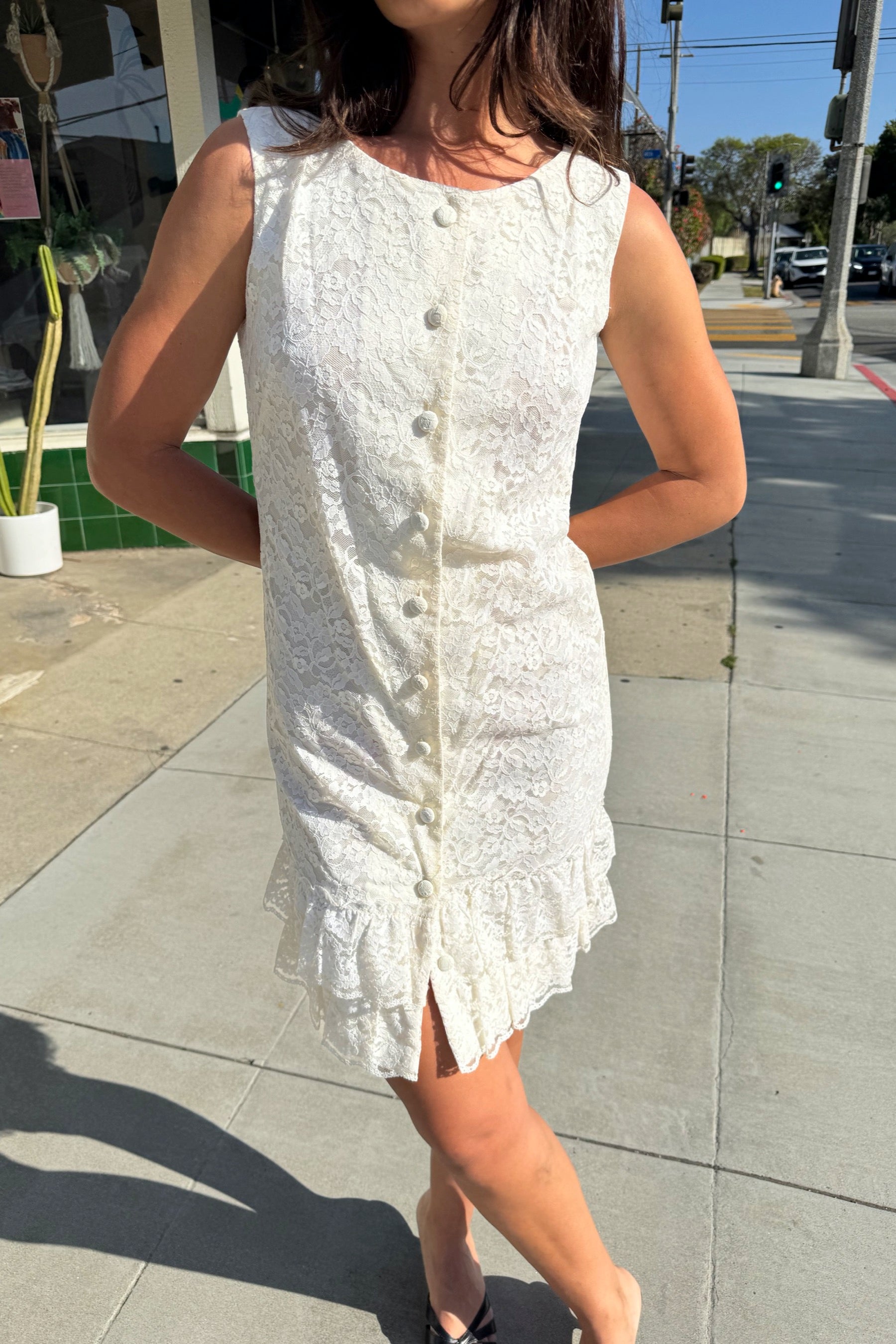 Ivory Lace Kahala Dress