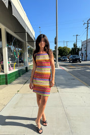 Rave City Zig Zag Dress
