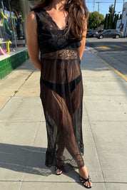 Black Lace Enduro Dress