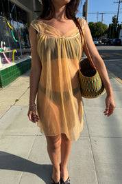 Melon Short Slip Dress