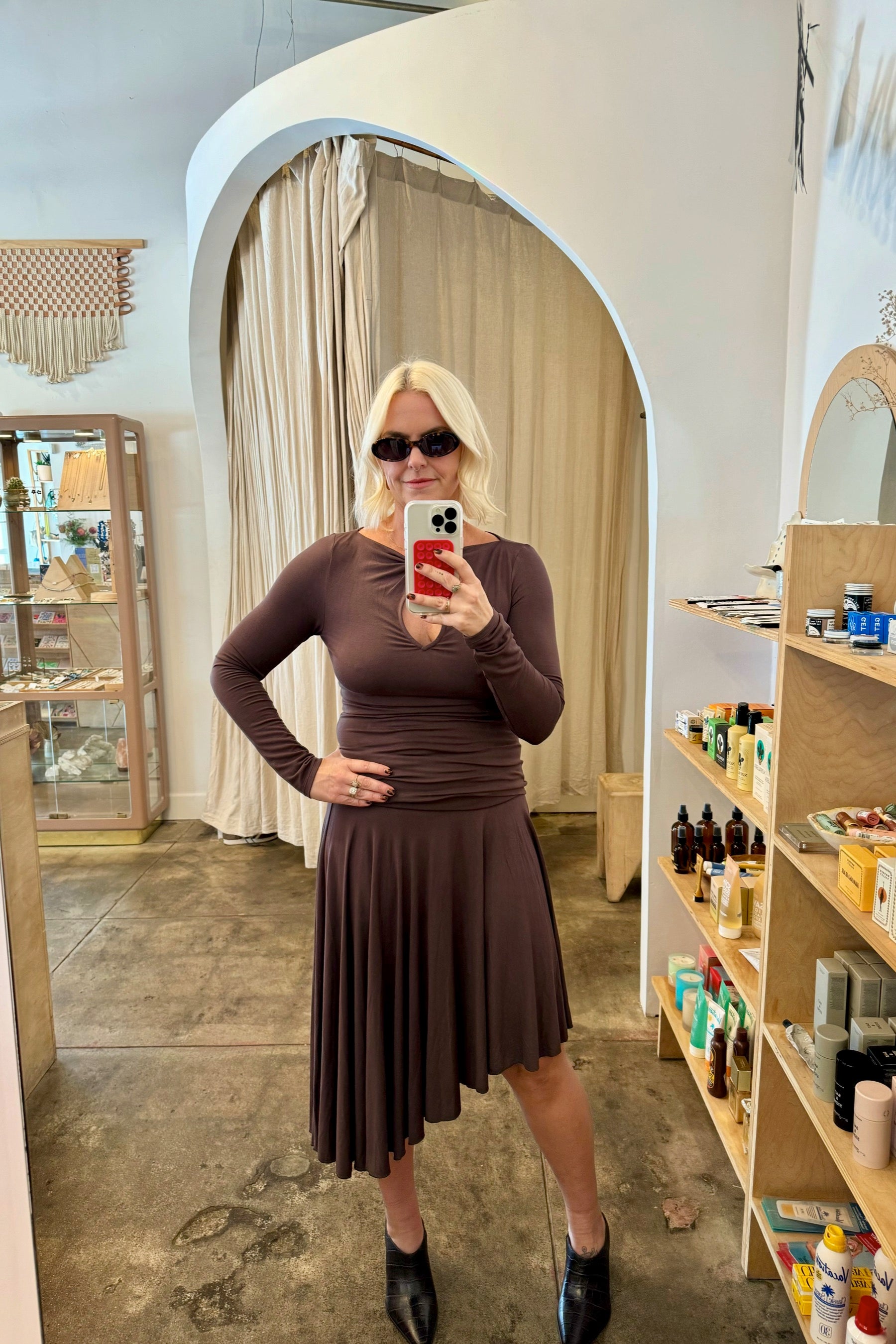 Hickory Brown Sylvie Top