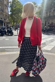 Ted Lapidus Cheer Red Cardigan