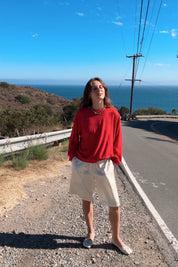 Ivory Lily Relaxed Shorts