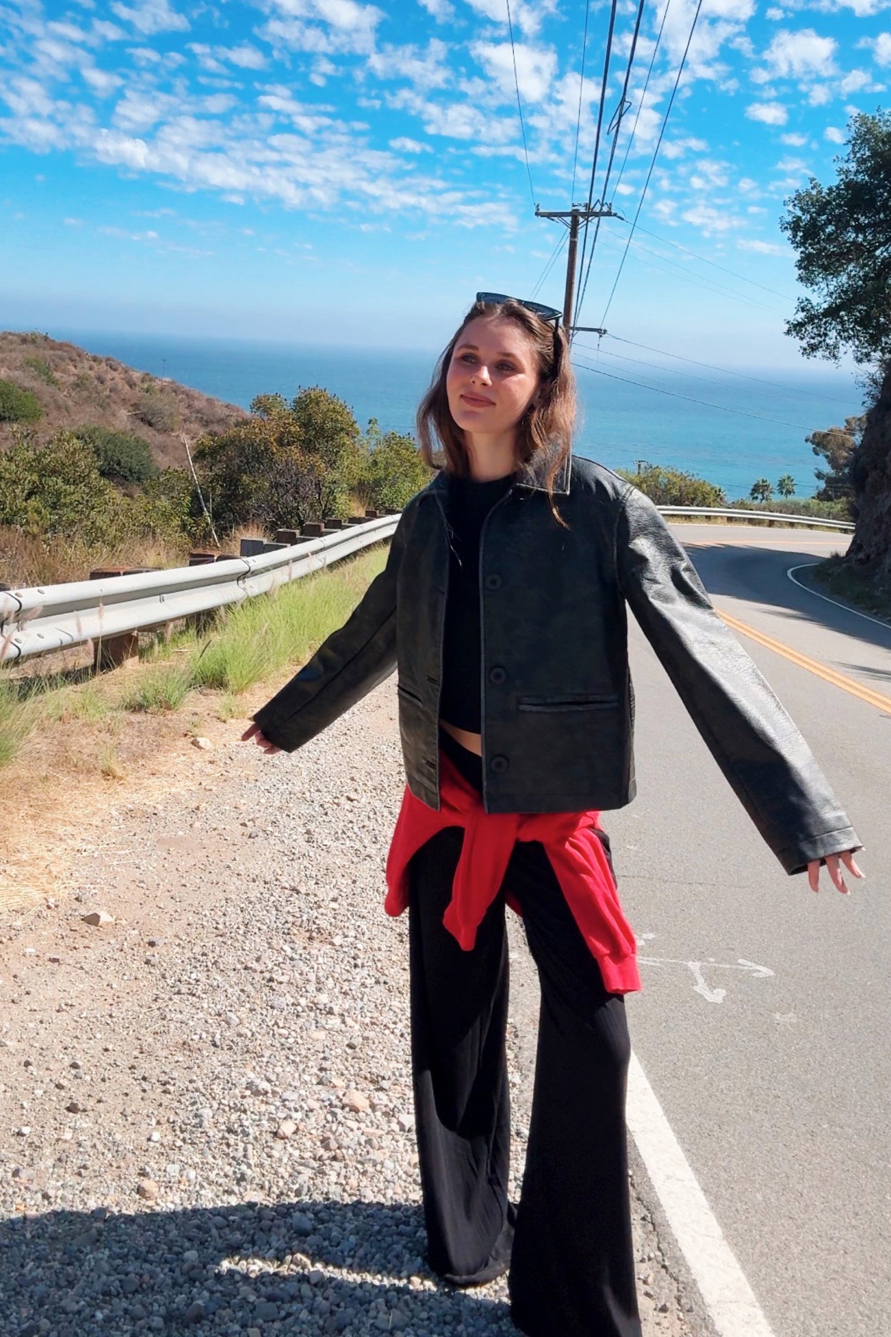 Black Button Lounge Pant