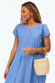 Cream Bamboo Pot De Miel Bag