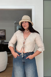 Beige Isla Top