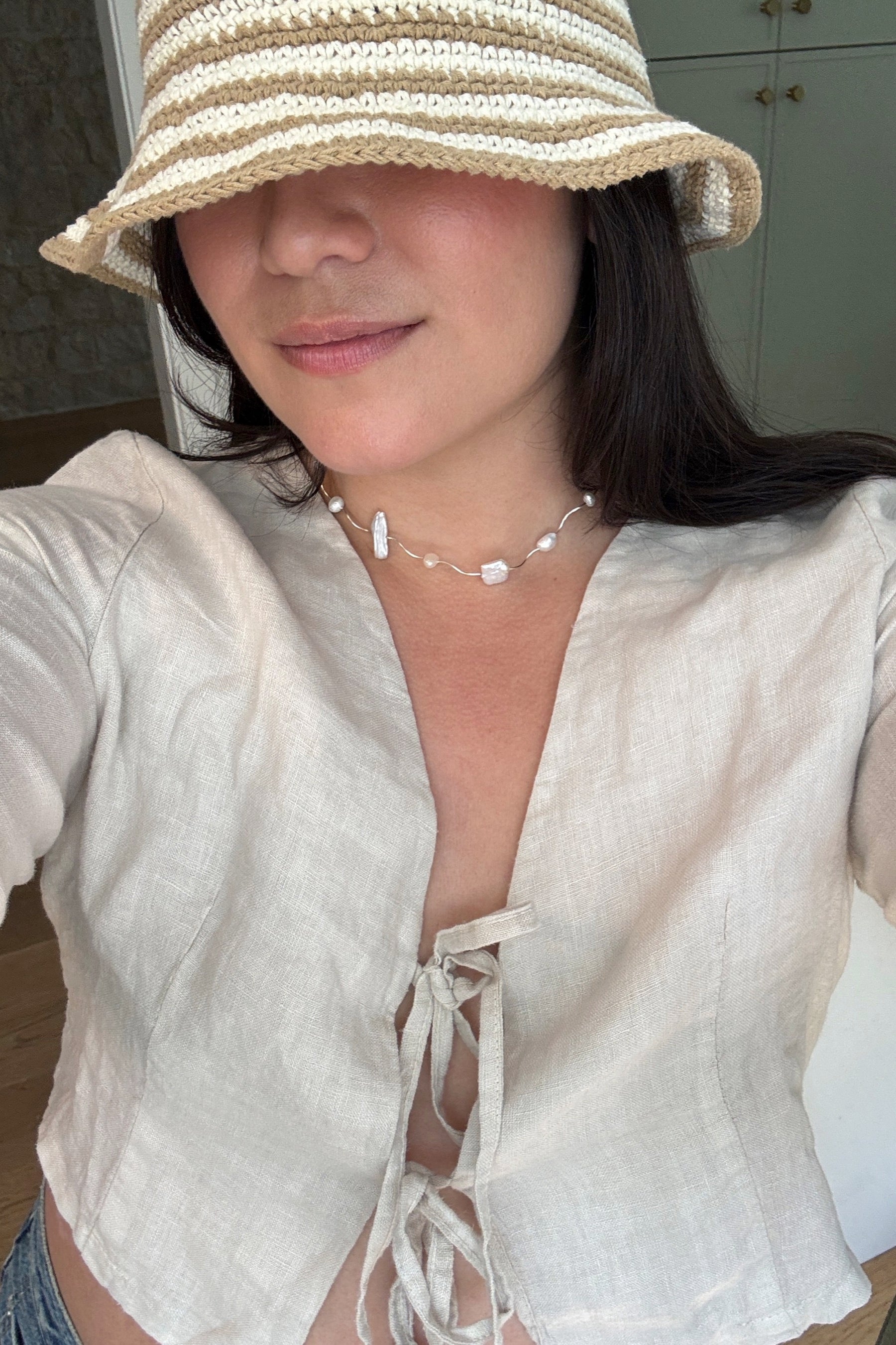 Beige Isla Top