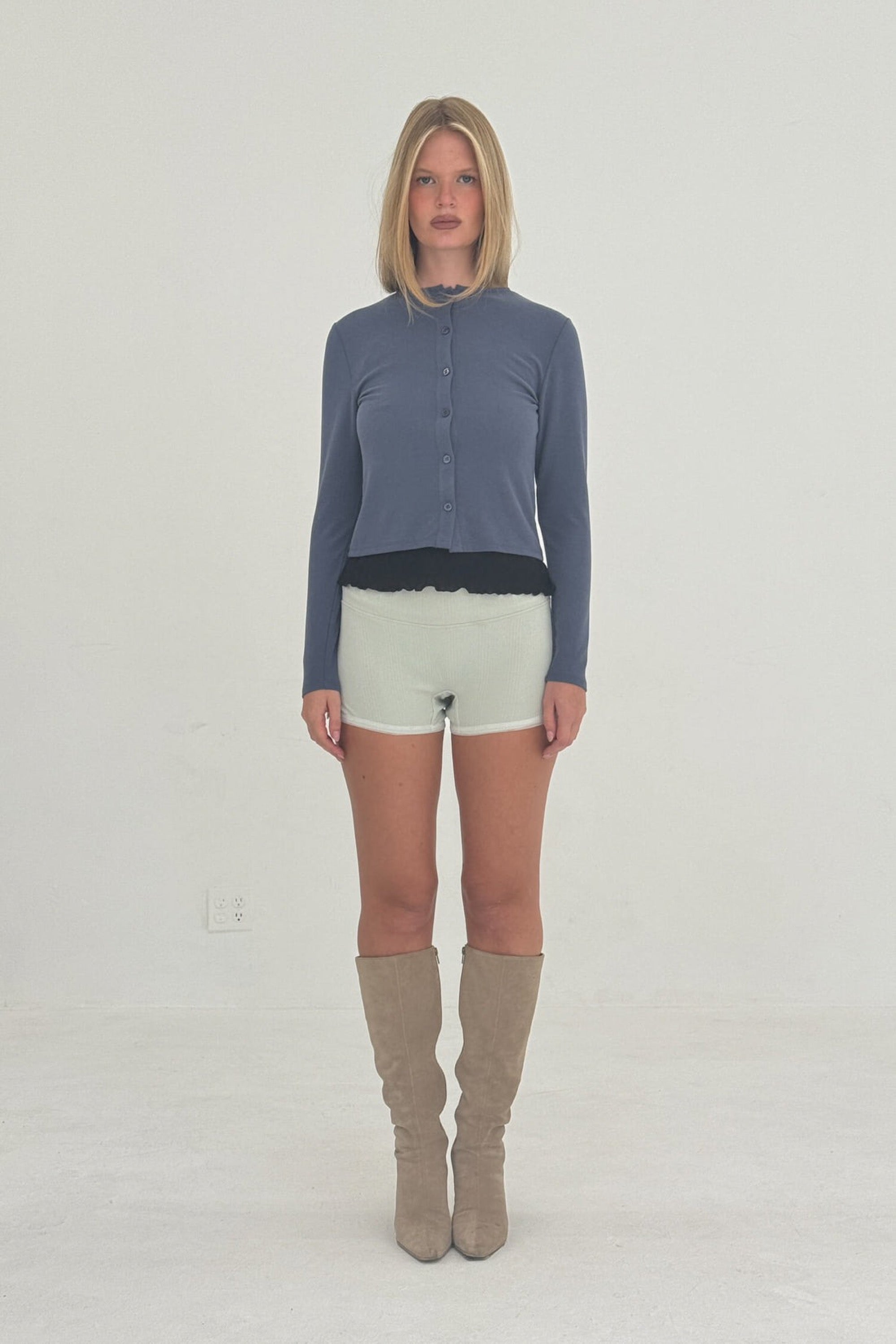 Foggy Navy Lounge Cardigan