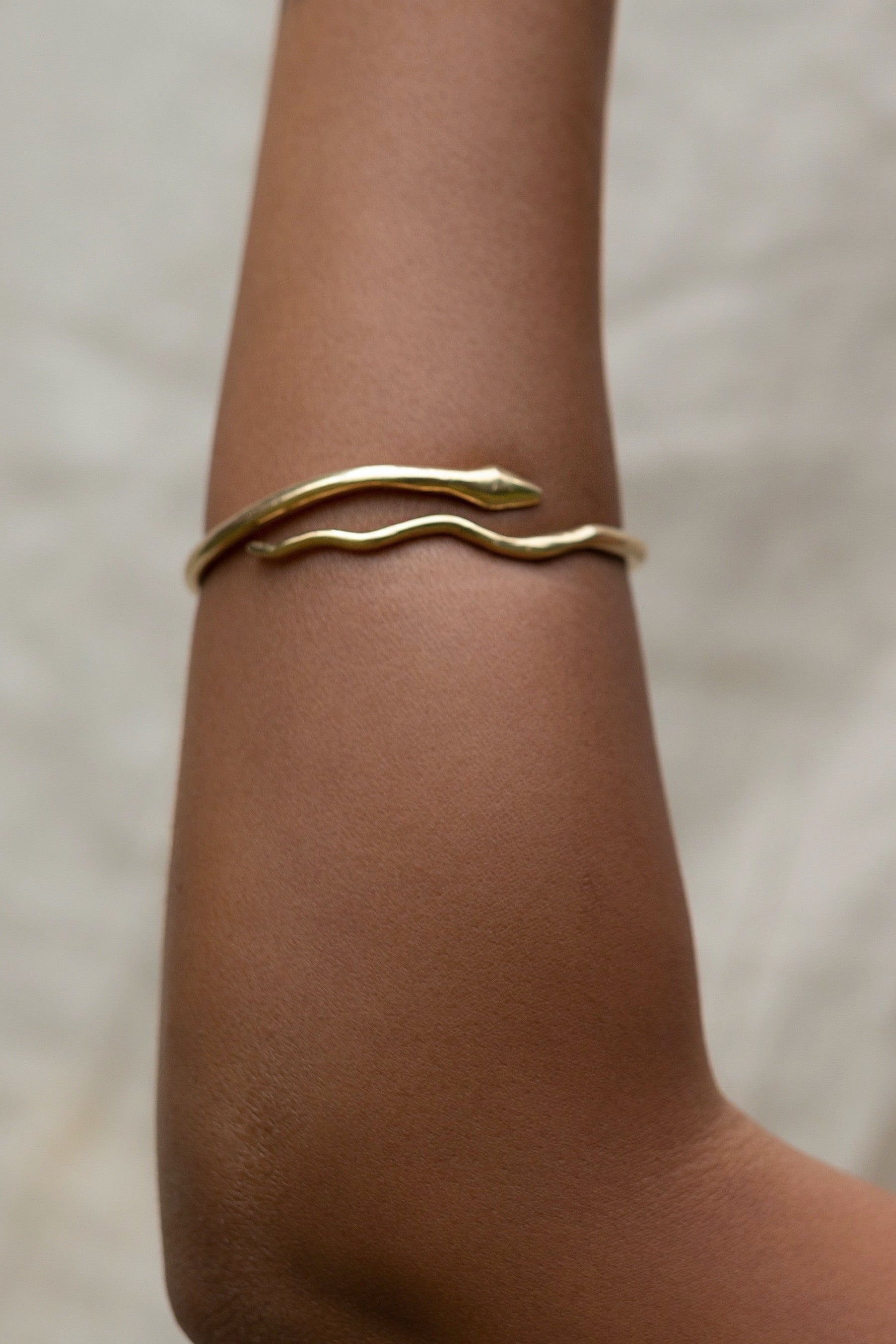 Bronze River Snake Bangle