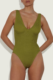 Metallic Moss Sadie One Piece
