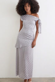 Grey Polka Sardian Dress