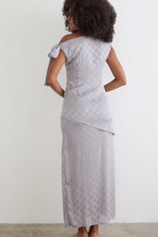 Grey Polka Sardian Dress