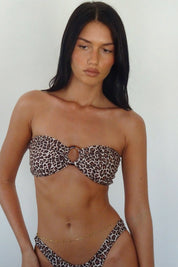 Leopard Sorawa Bikini Top