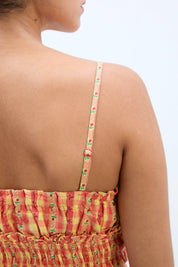 Orange Gingham Nola Cami