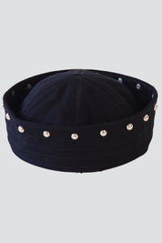 Onyx Rivet Sailor Hat