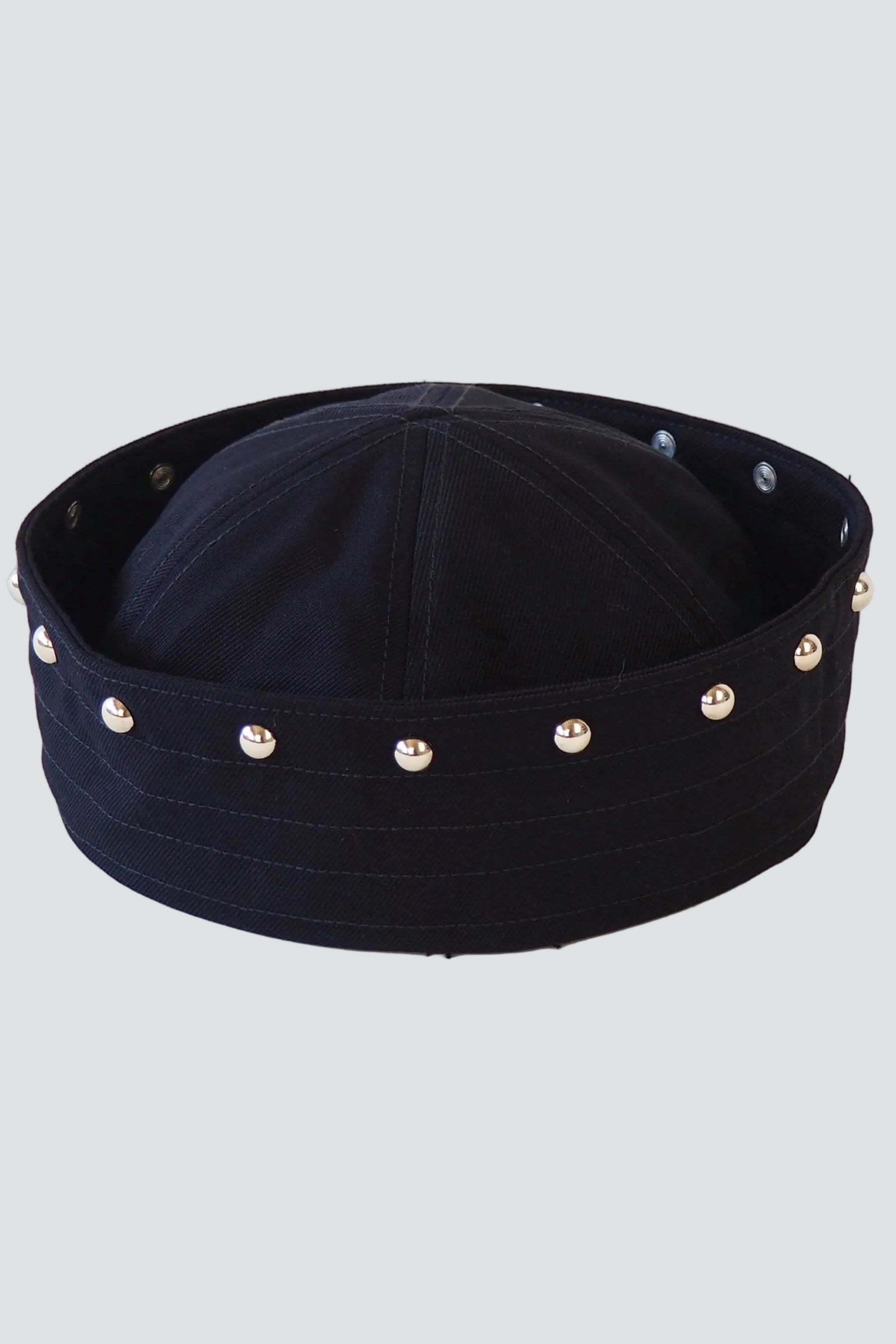 Onyx Rivet Sailor Hat