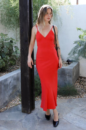 Cherry Sunny Days Bias Dress