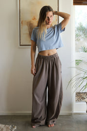 Rain Washed Lorel Super Cropped Tee