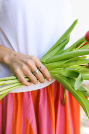 Silver Pearlita Signet