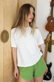 Off White Loose Tee