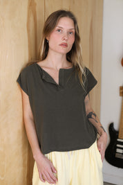 Olive Green Sonora Tee