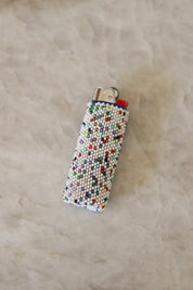 Popper Beaded Lighter Cover