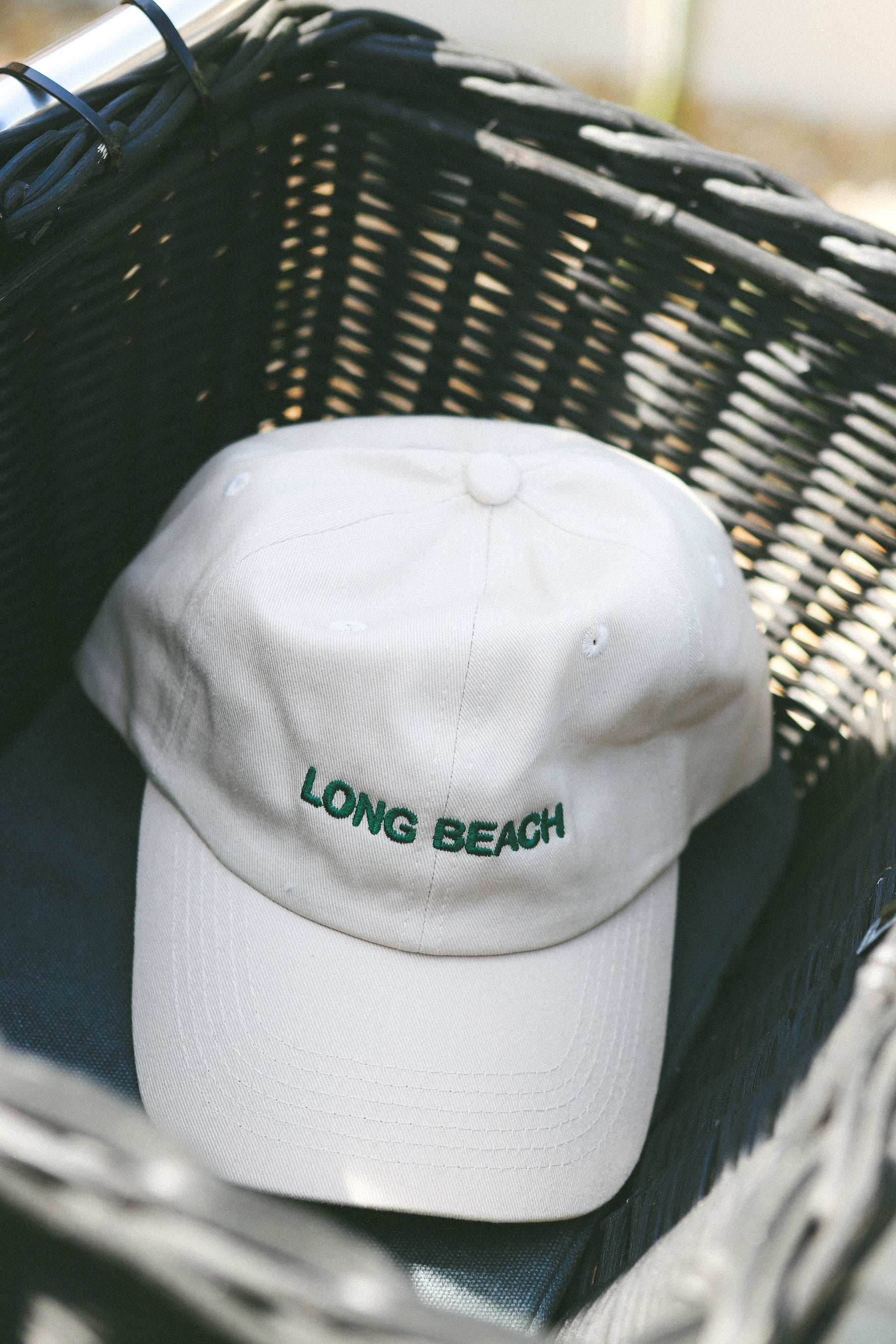 X Prism Sand + Green Long Beach Hat