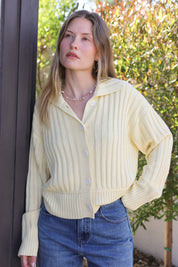 Yellow Joni Cardigan