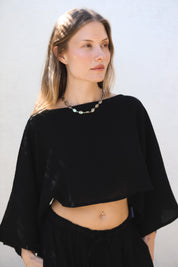 Black Asana Top