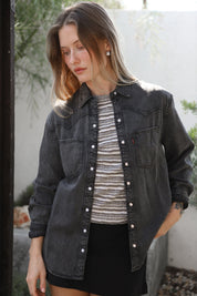 Black Oyster Teodora Western Shirt