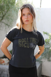 Roll The Dice Reverse GF Tee