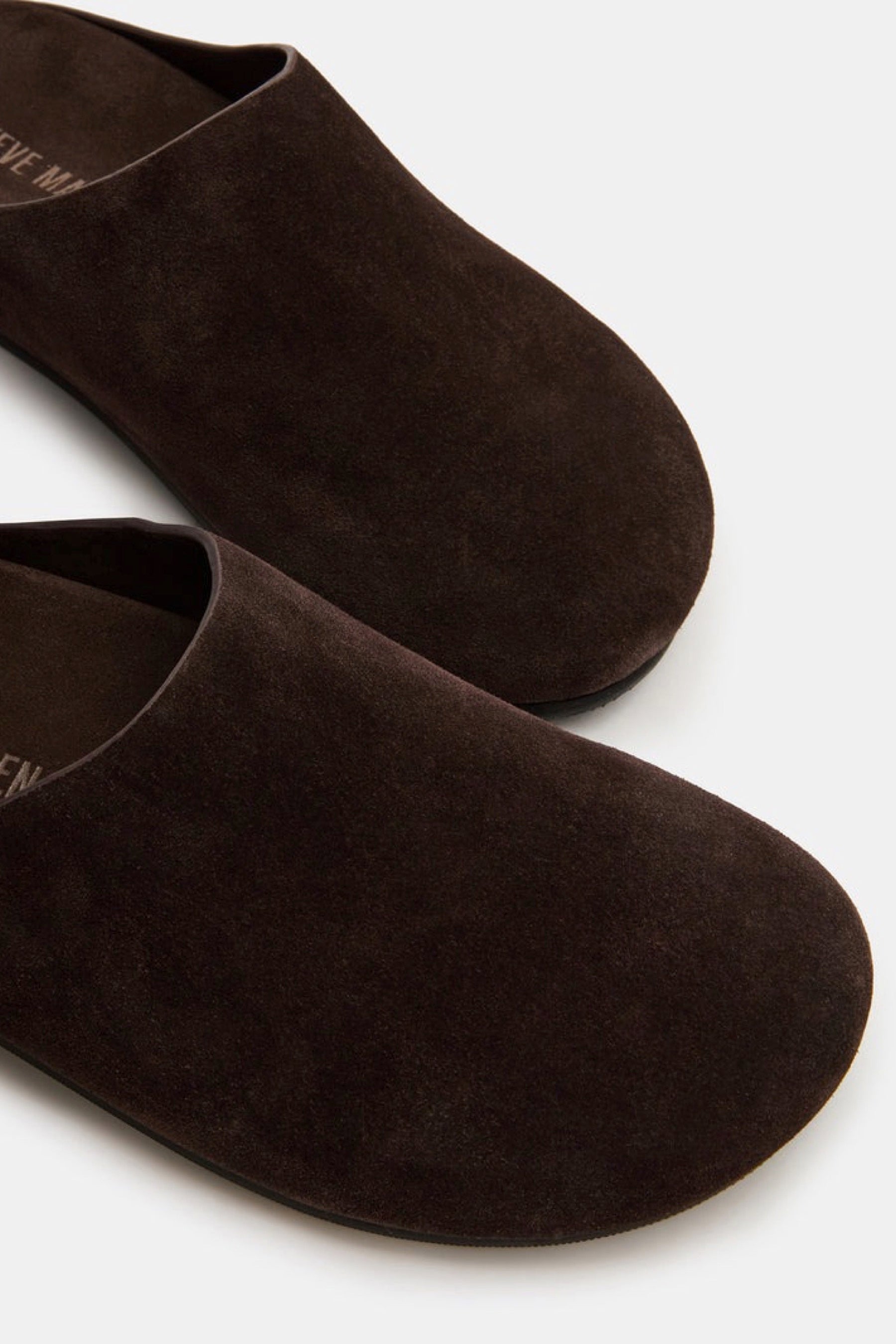 Brown Suede Fern Mule